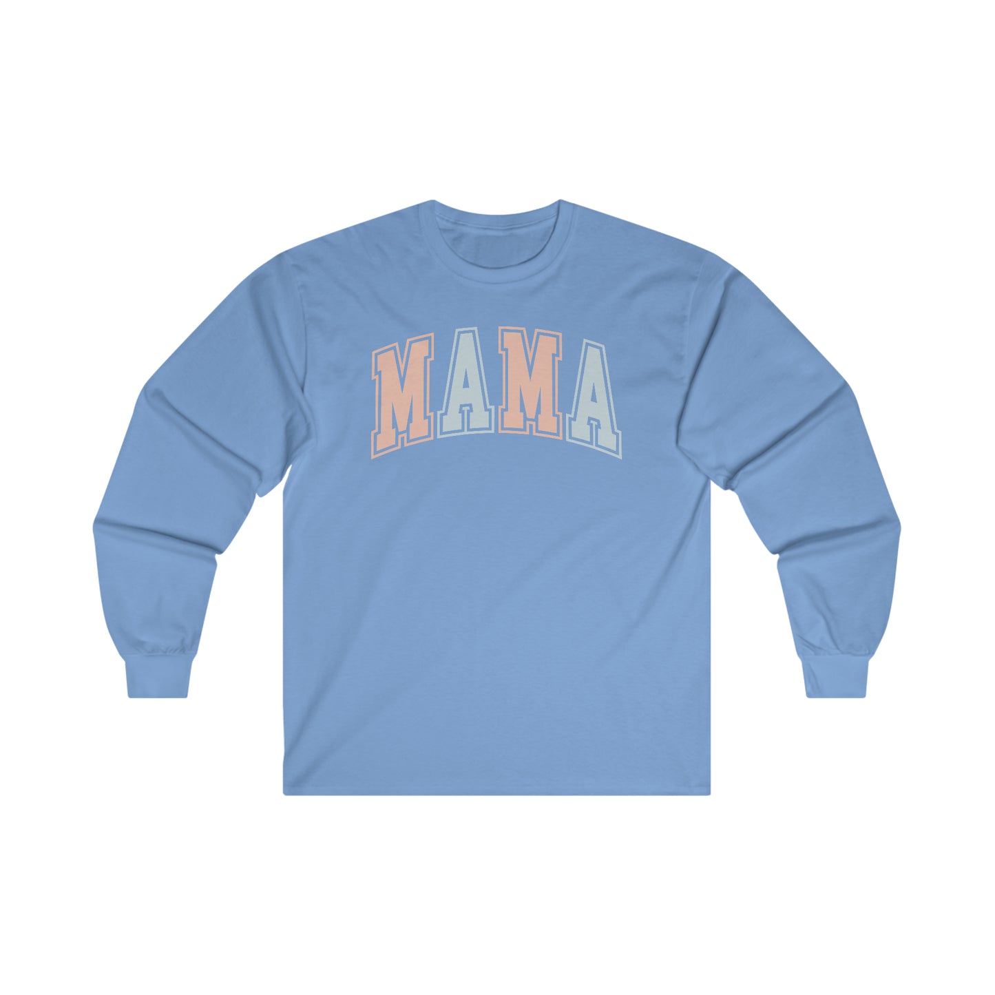 Mama 2-tone - Ultra Cotton Long Sleeve Tee