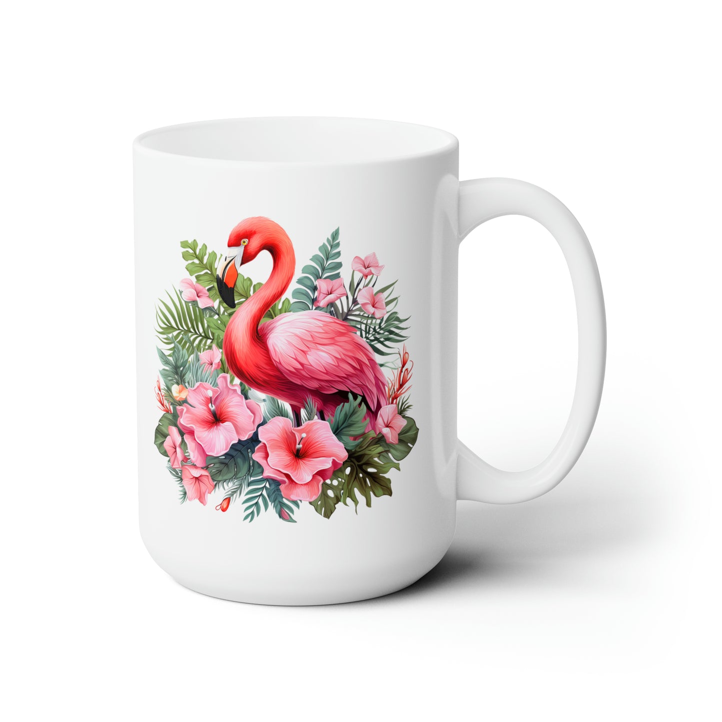 Pink Flamingo - Ceramic Mug 15oz