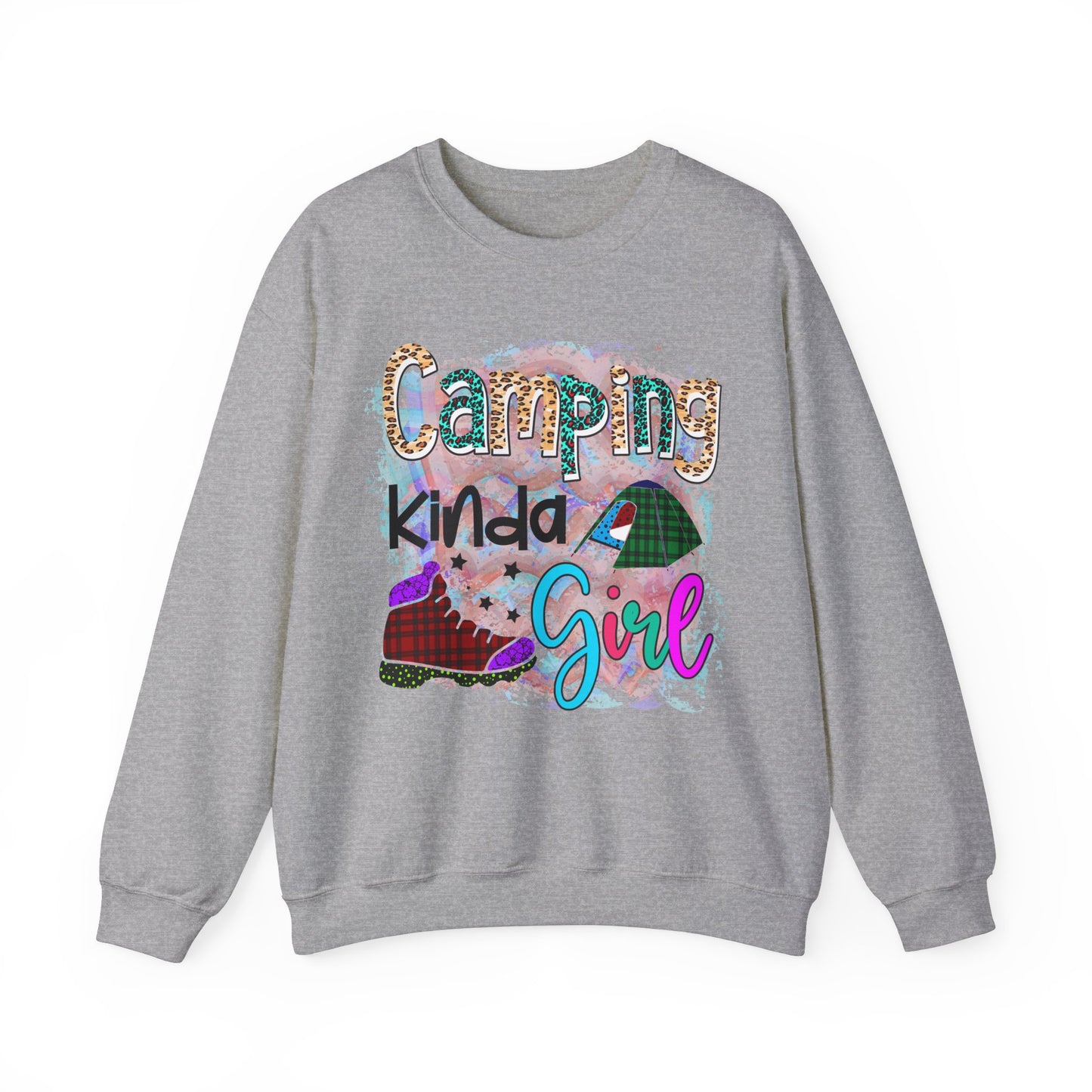 Camping Kinda Girl 2 - Heavy Blend™ Crewneck Sweatshirt