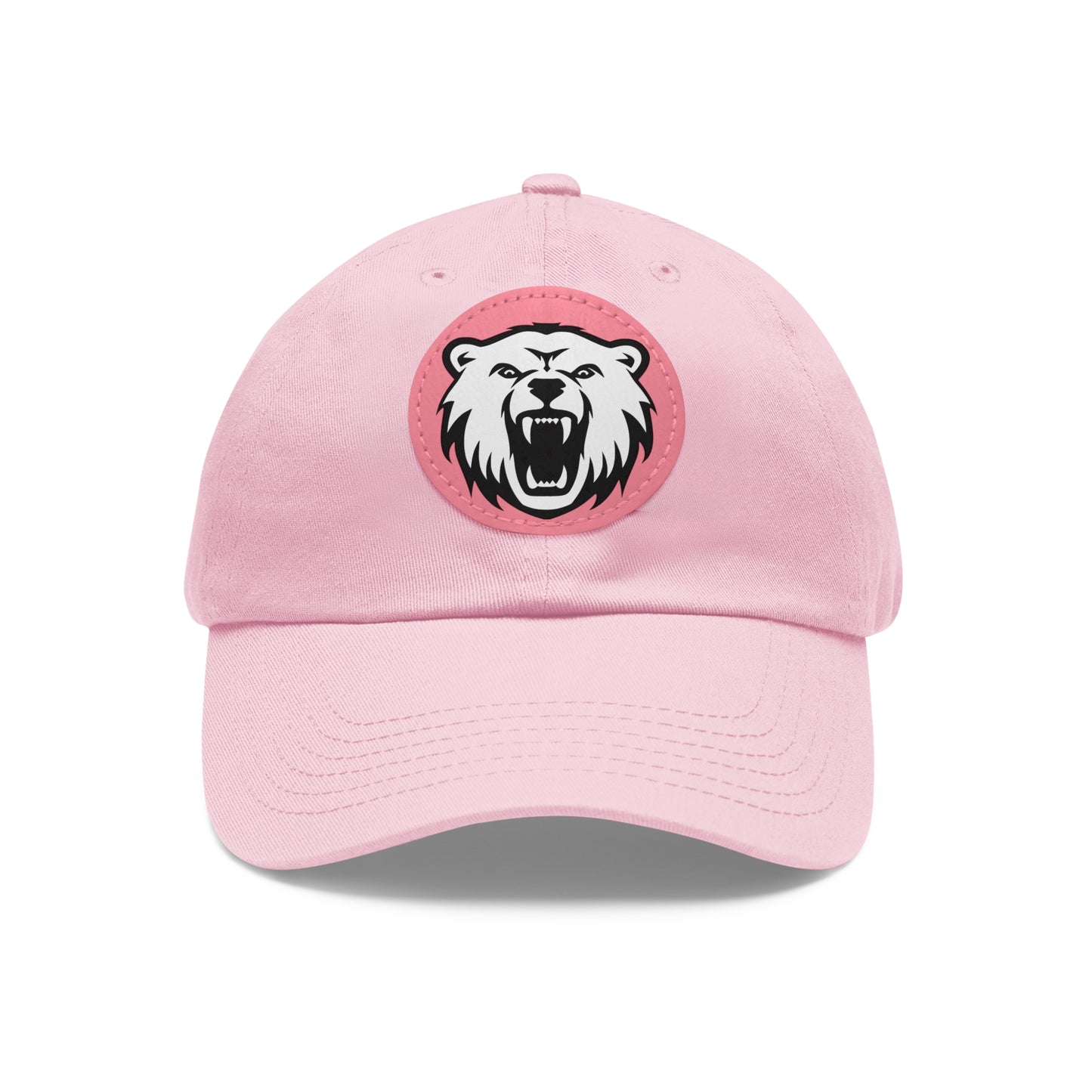 Bear - Hat with Round Leather Patch