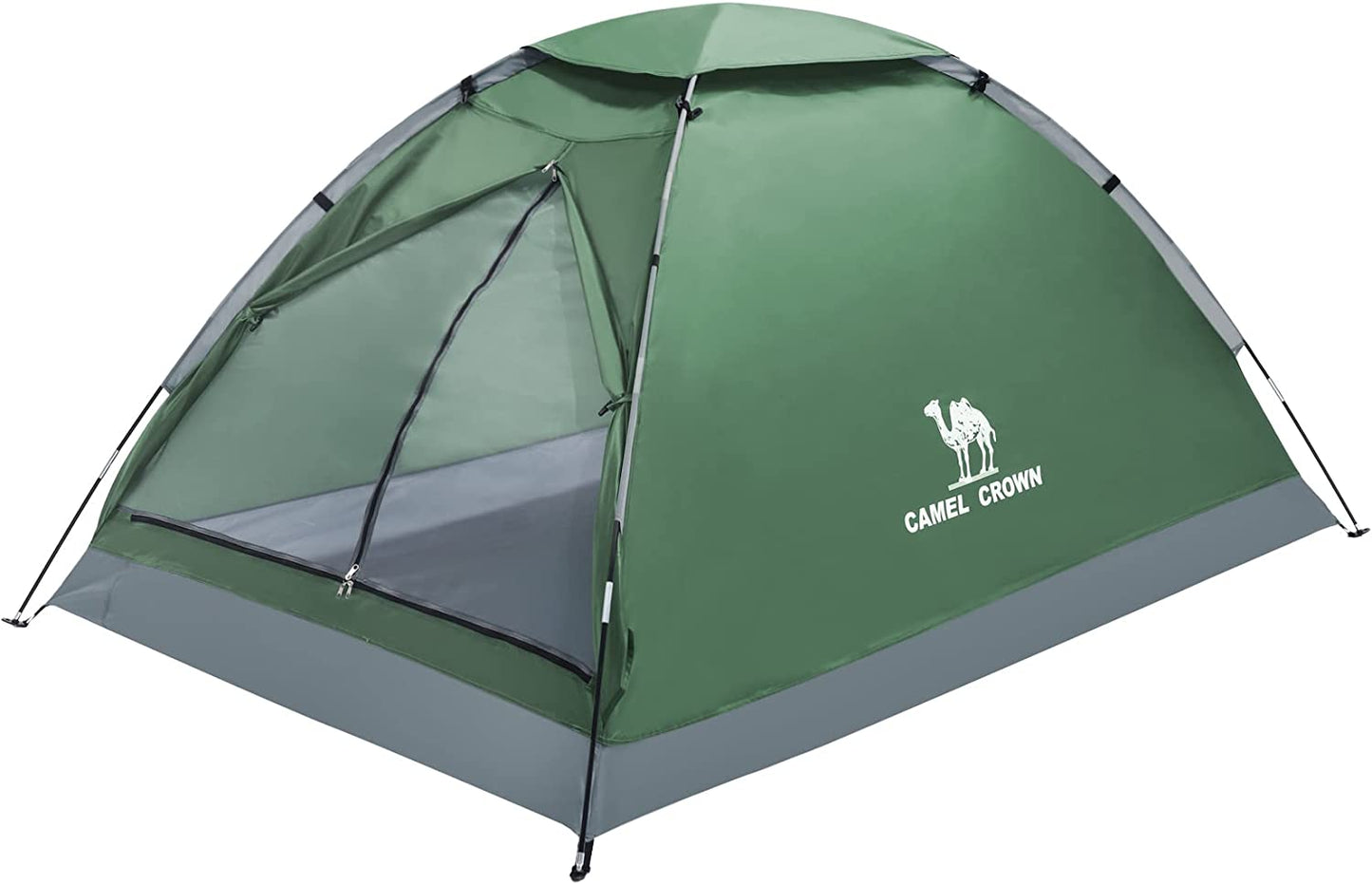 2-4 Person Camping Tent with Removable Rain Fly, Easy Setup Outdoor Tents Water Resistant Lightweight Portable for Backpacking Camping Hiking Traveling