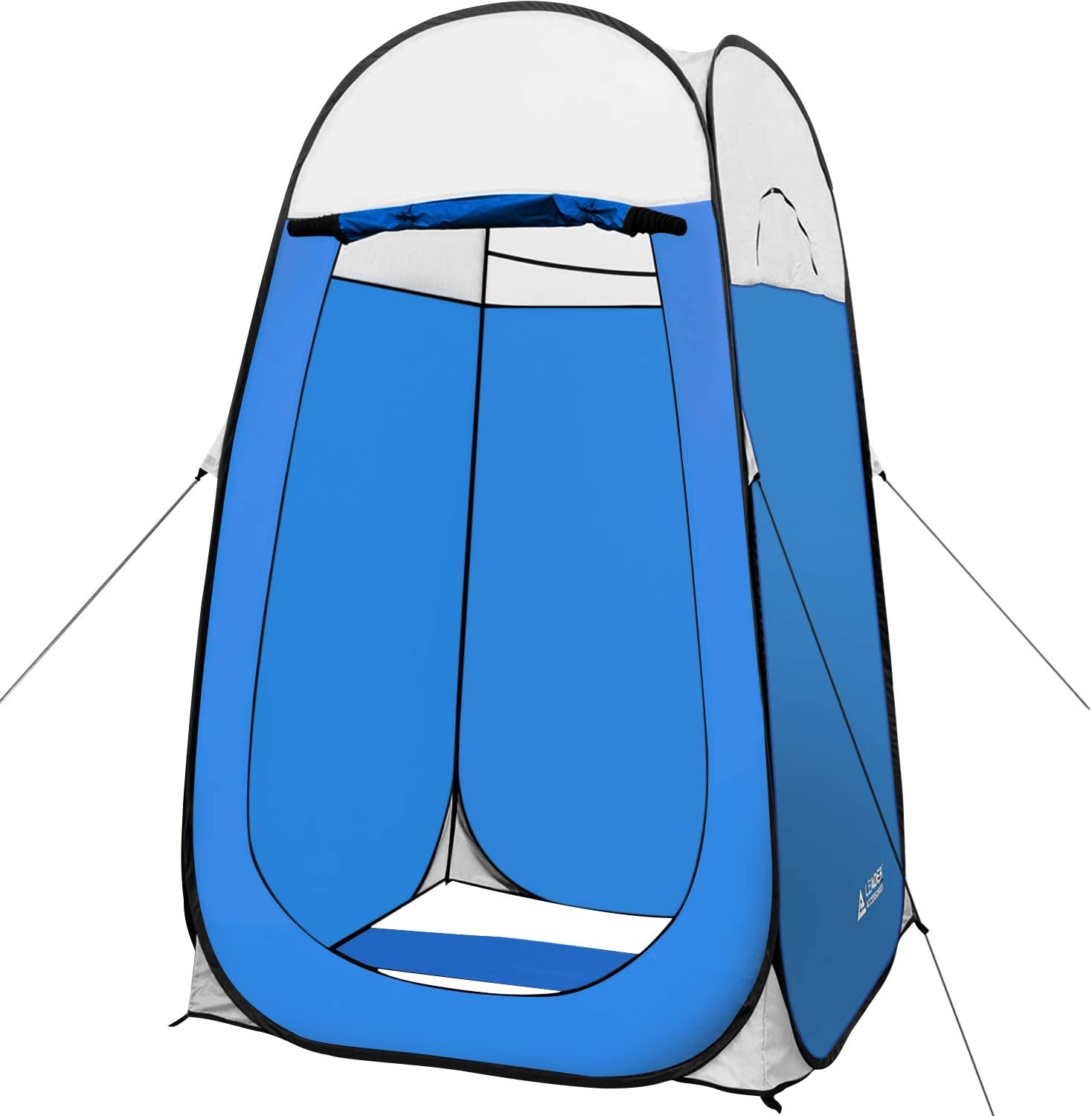 Pop up Shower Tent Dressing Changing Tent Pod Toilet Tent 4' X 4' X 78"(H) Big Size (Blue)