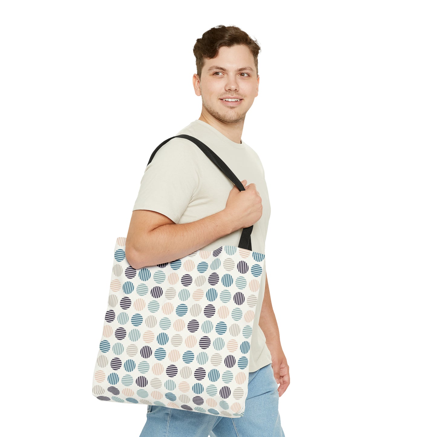 Geometric Circles Pattern - Tote Bag
