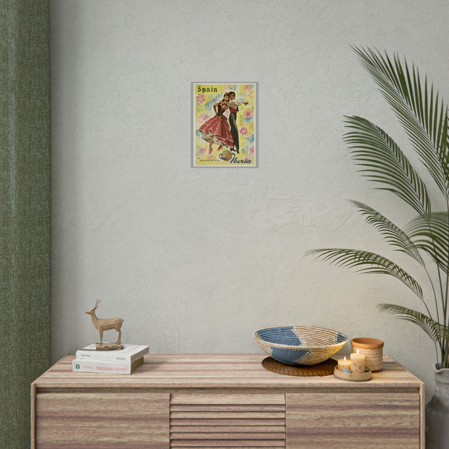 Vintage Travel Poster - Spain - Rolled Poster