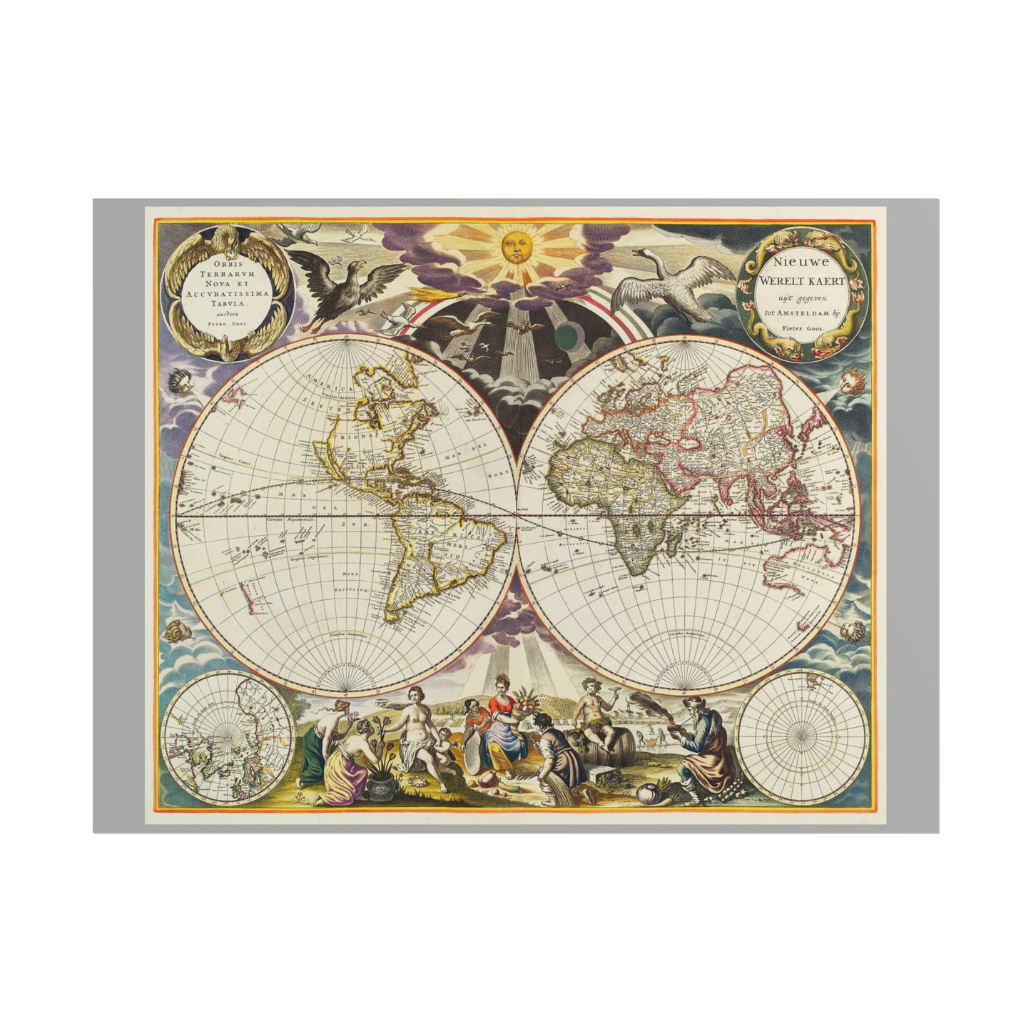 Vintage World Map 2 - Rolled Posters