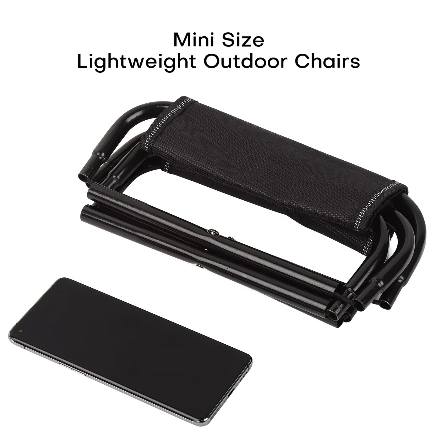 Portable Folding Camping Stool, Lightweight Outdoor Chair for Adults 