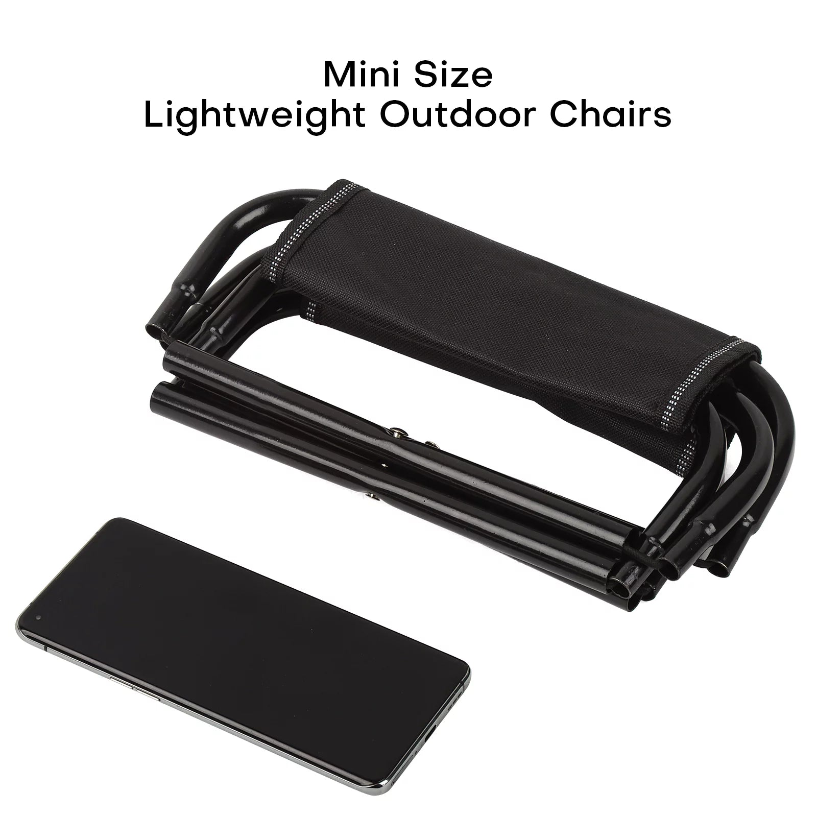 Portable Folding Camping Stool, Lightweight Outdoor Chair for Adults 