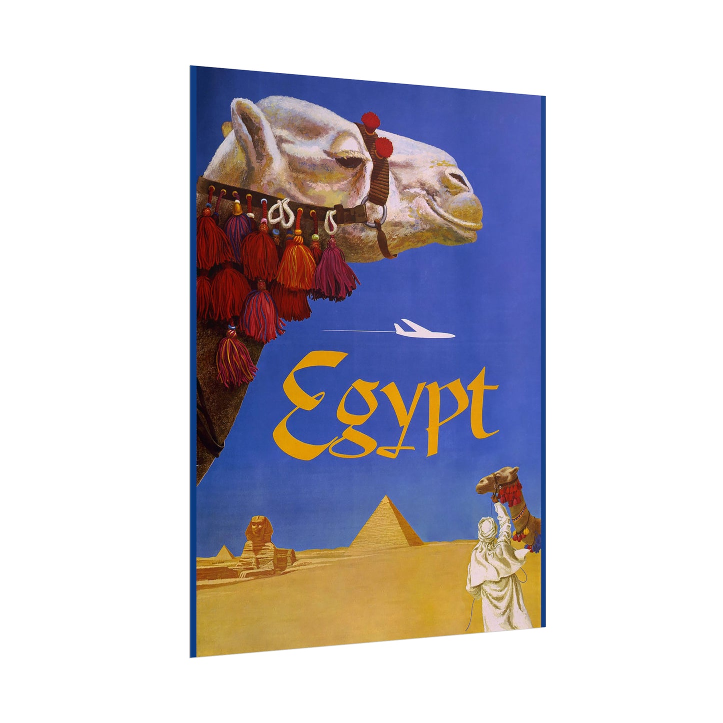 Vintage Travel Poster - Egypt - Rolled Poster
