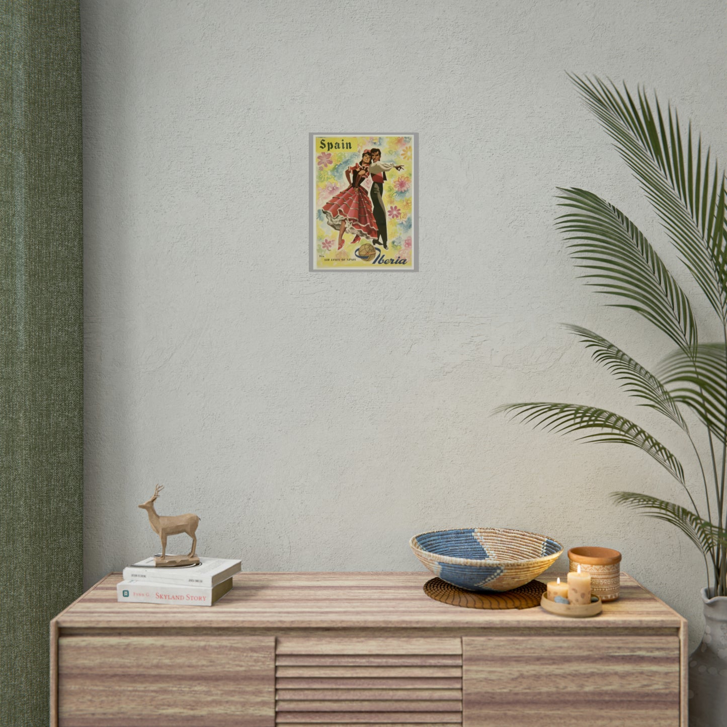 Vintage Travel Poster - Spain - Rolled Poster