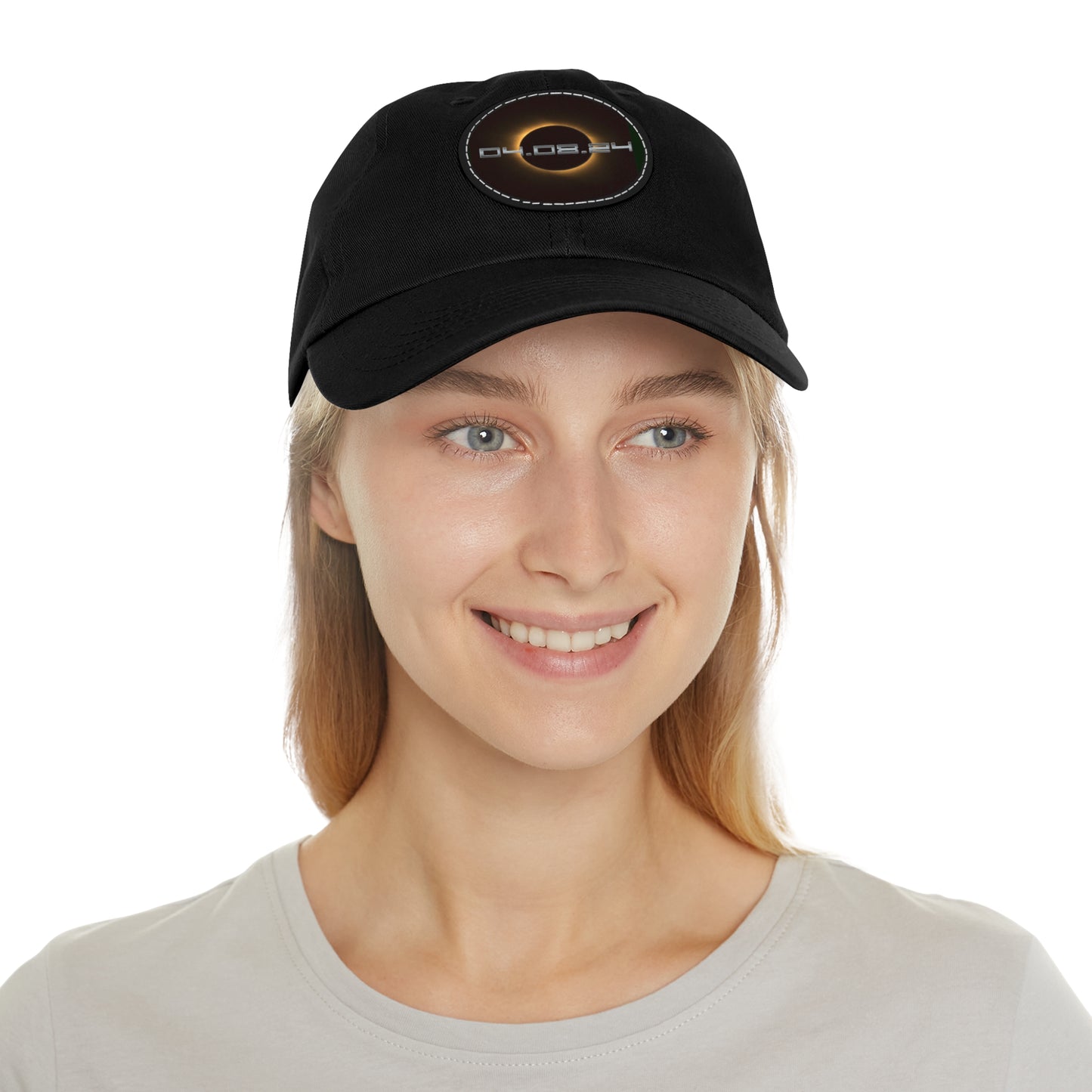 Eclipse - Hat with Round Leather Patch