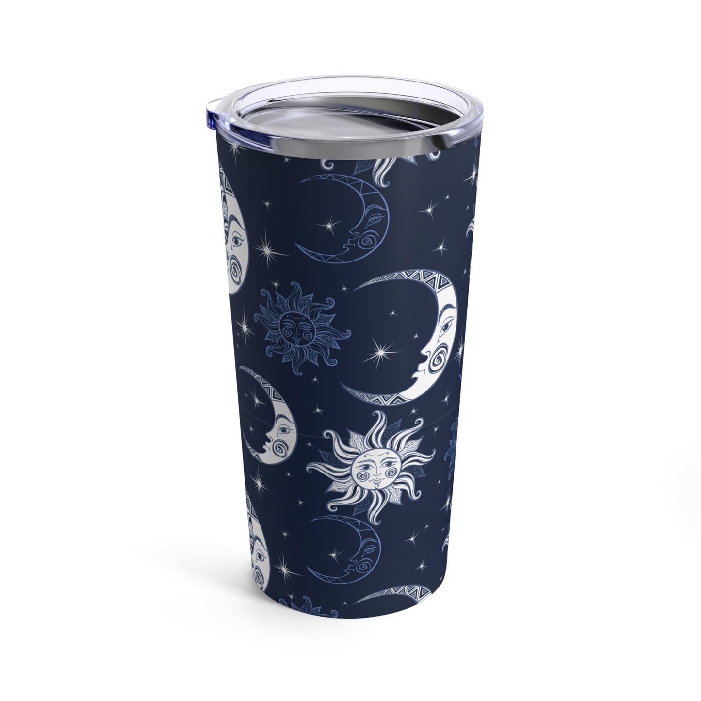 Sun, Moon, and Stars Blue - Tumbler 20oz