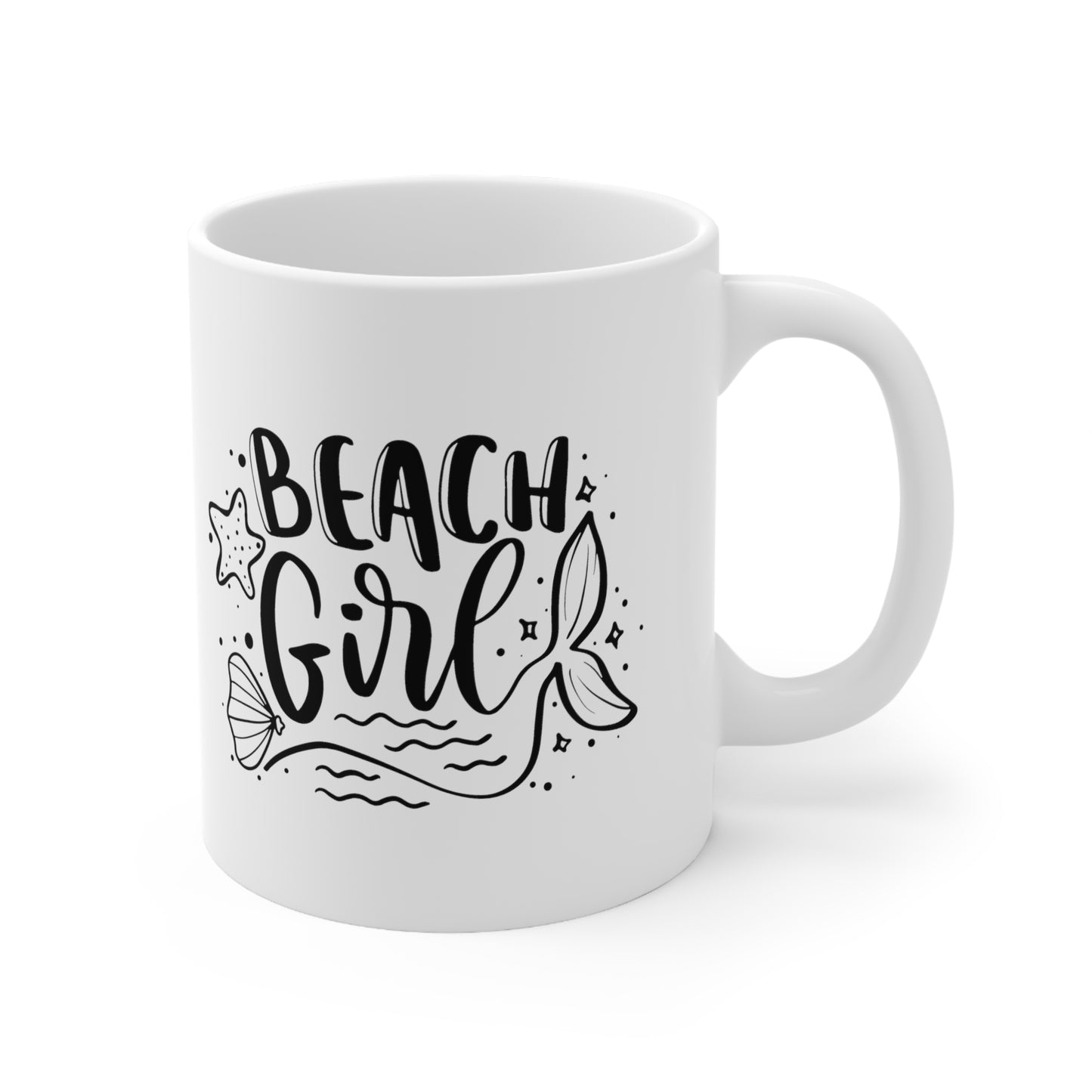 Beach Girl - Ceramic Mug 11oz