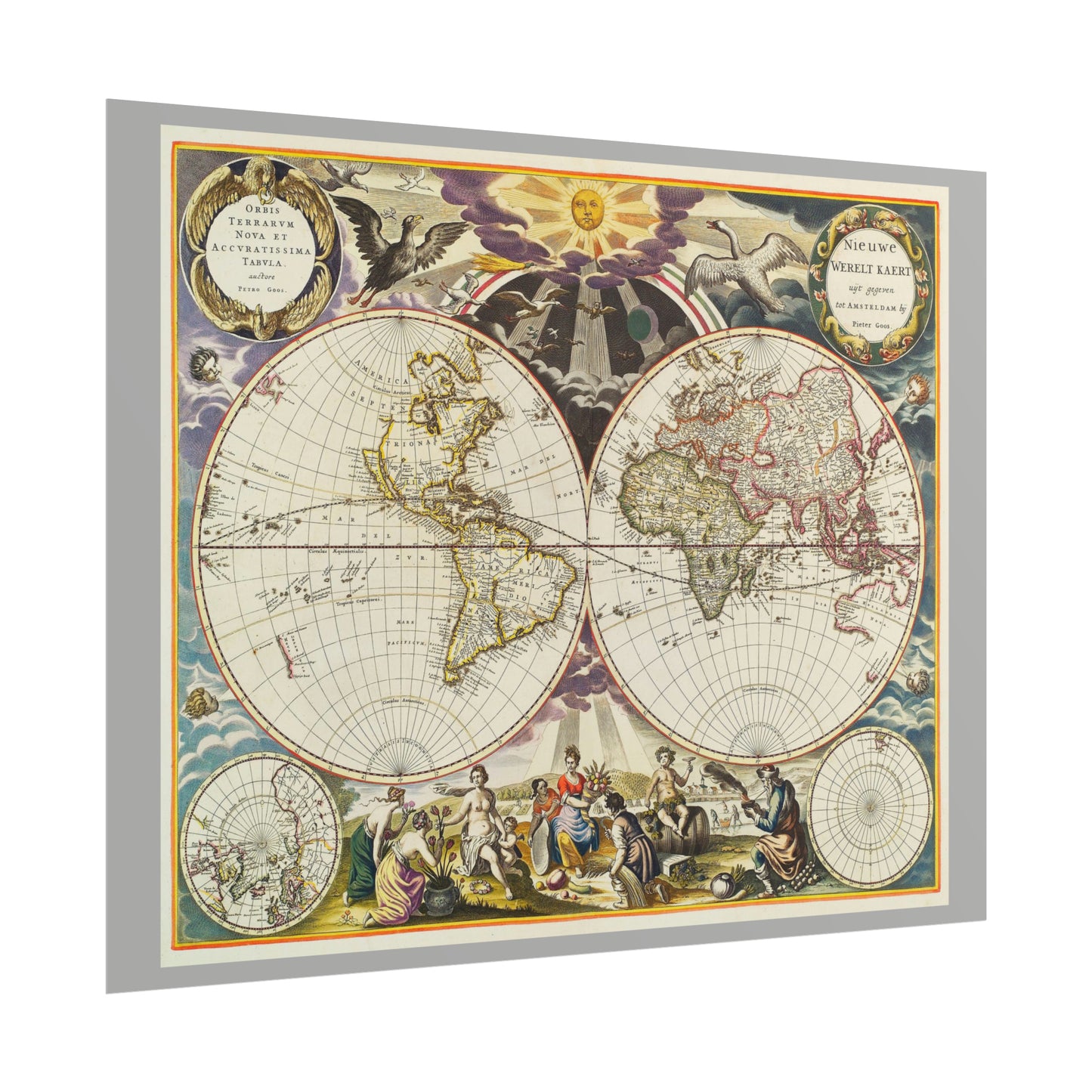 Vintage World Map 2 - Rolled Posters