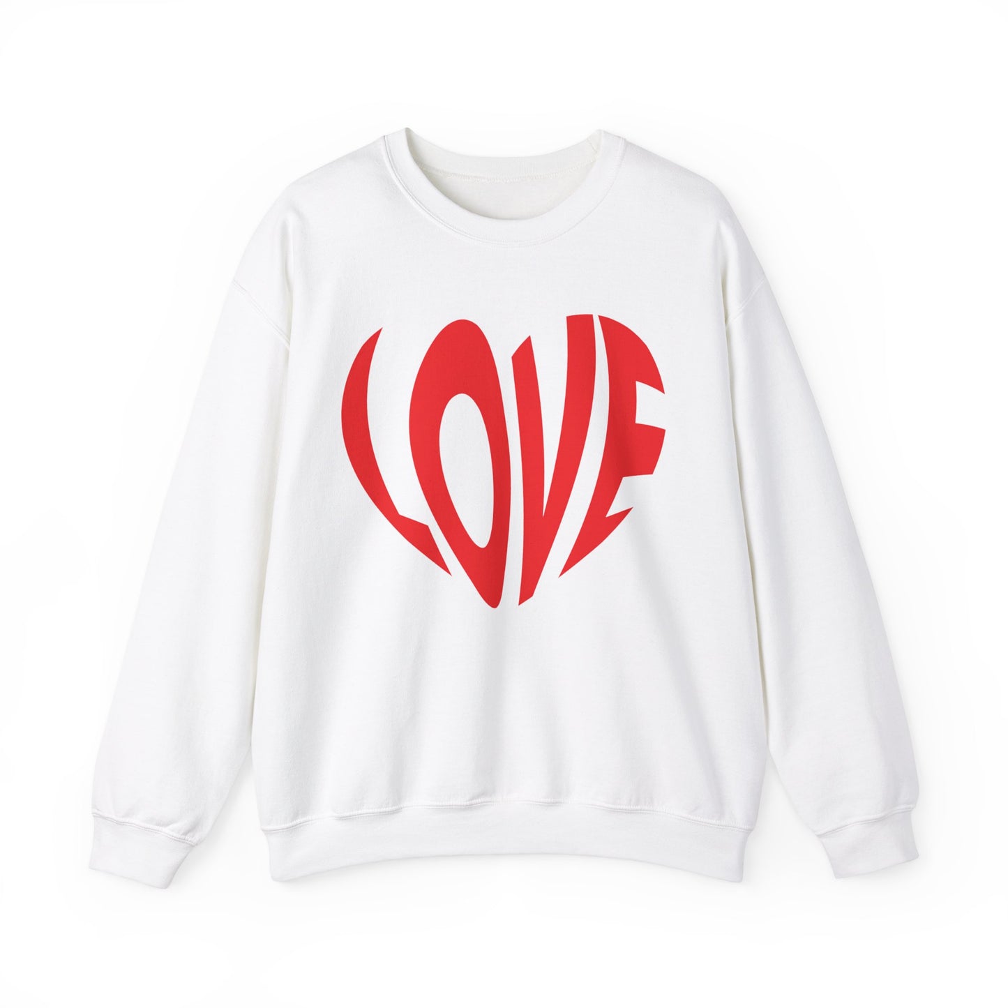 Love Heart - Heavy Blend™ Crewneck Sweatshirt