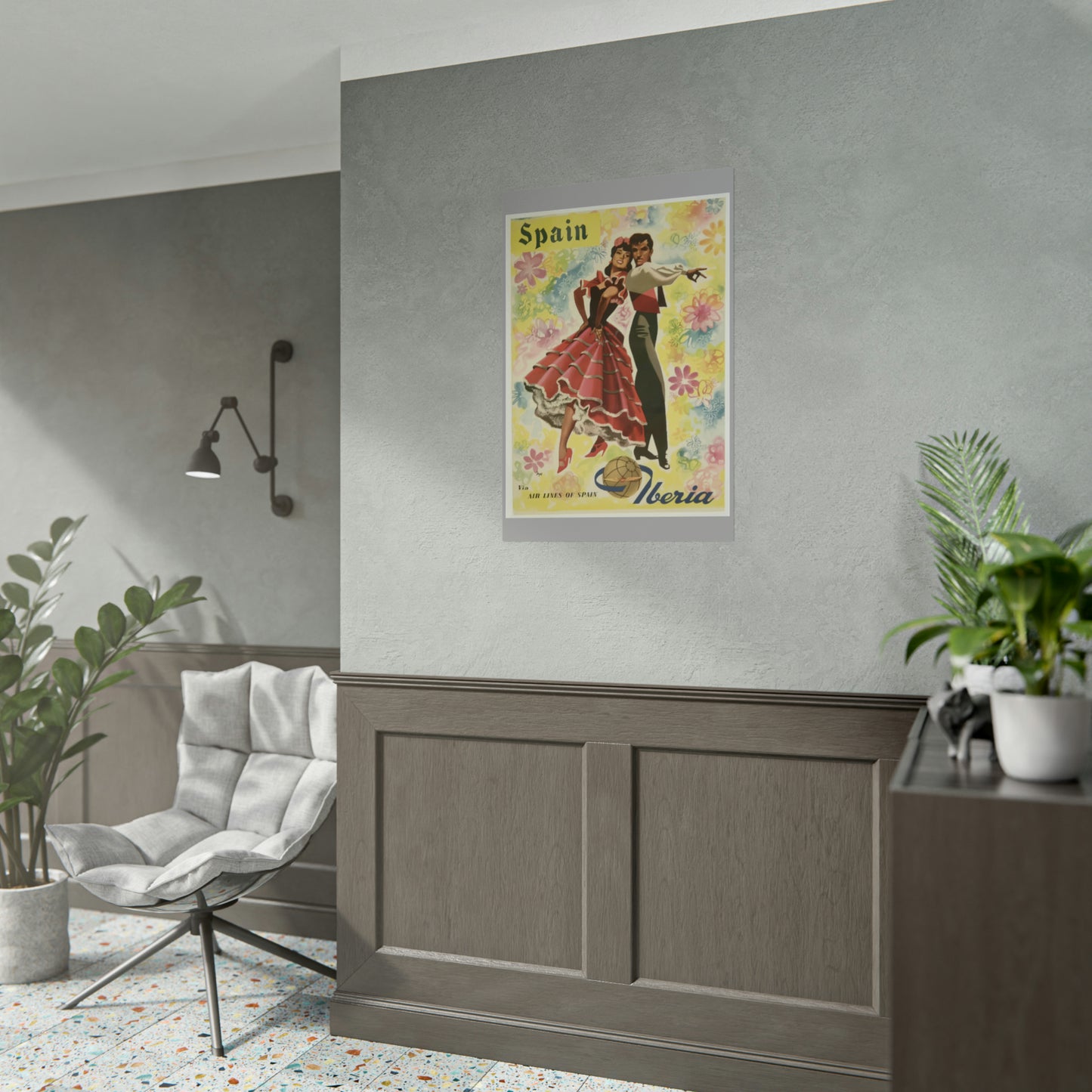 Vintage Travel Poster - Spain - Rolled Poster