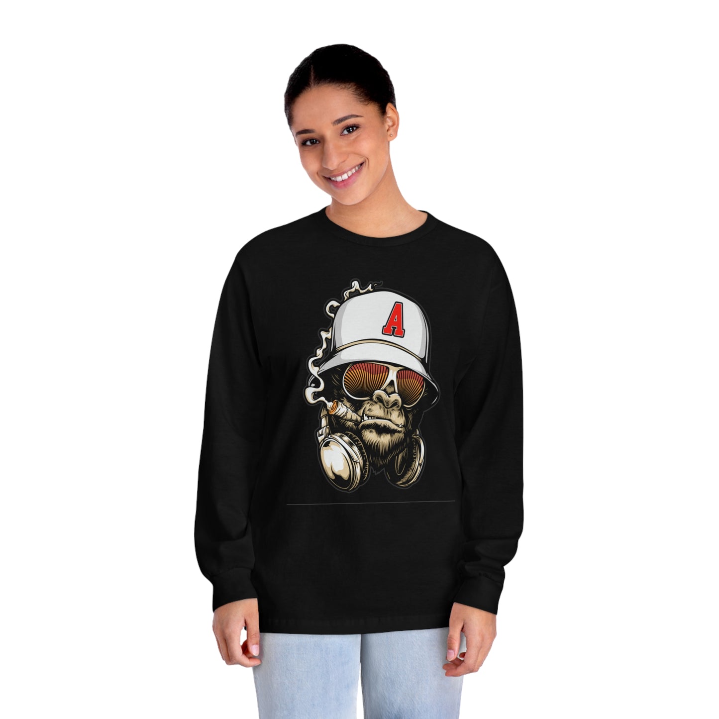 Gorilla Smoking (A) - Classic Long Sleeve T-Shirt