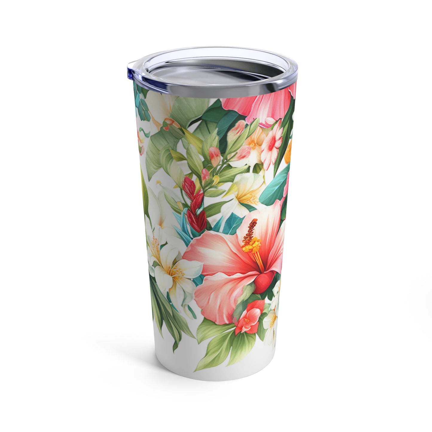 Bright Tropical Flowers - Tumbler 20oz