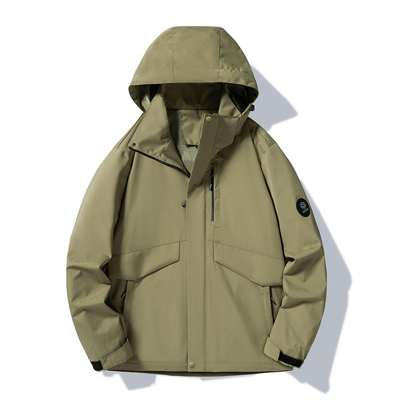 Thin Breathable Waterproof Windproof Detachable Mountain Jacket