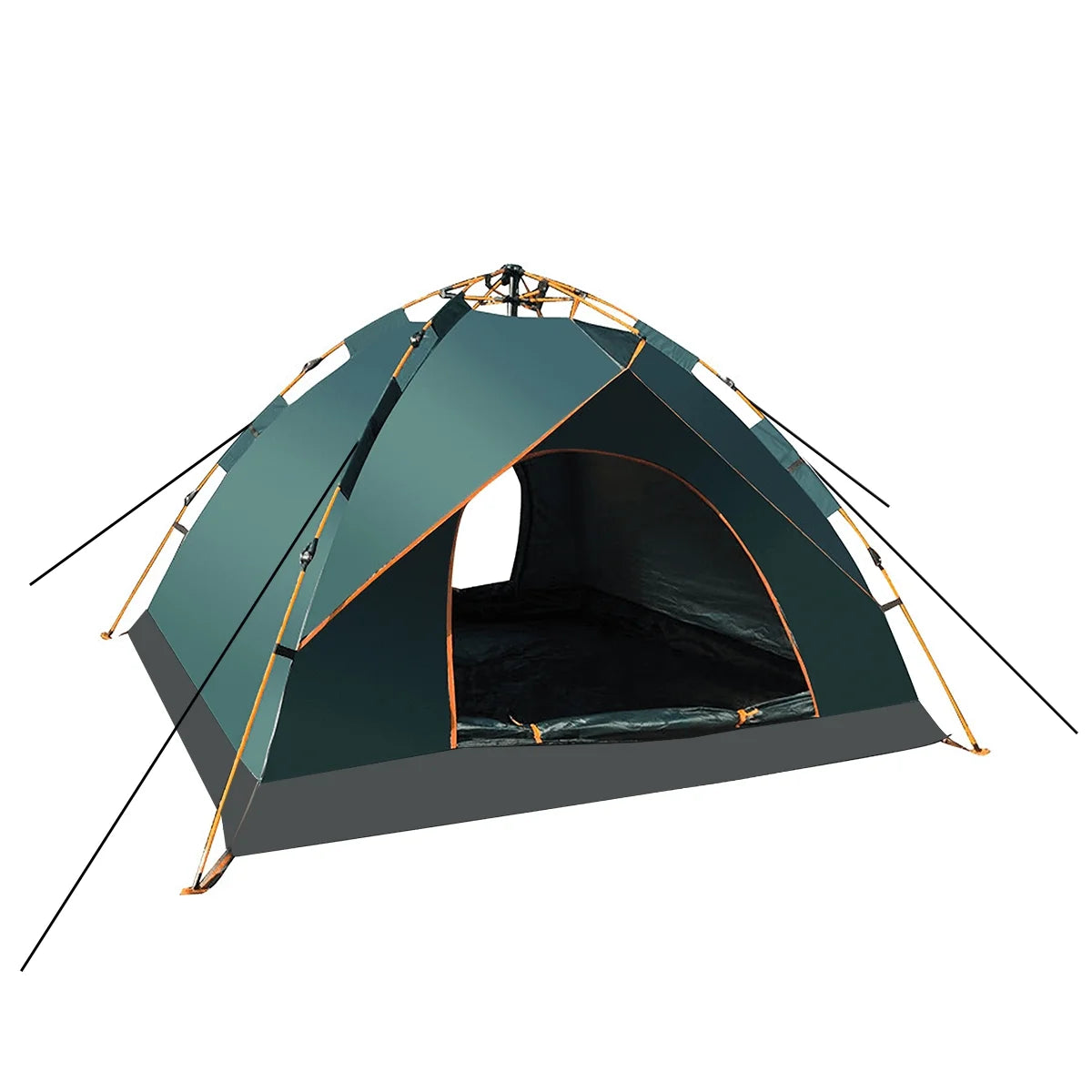 2-4 Person Waterproof Camping Tent with Carrying Bag – Pop-Up Canopy, Instant Family Tent with Windproof Ropes, UV Protection, Ultralight Blackout Design for Beach, Hiking, and Outdoor Camping