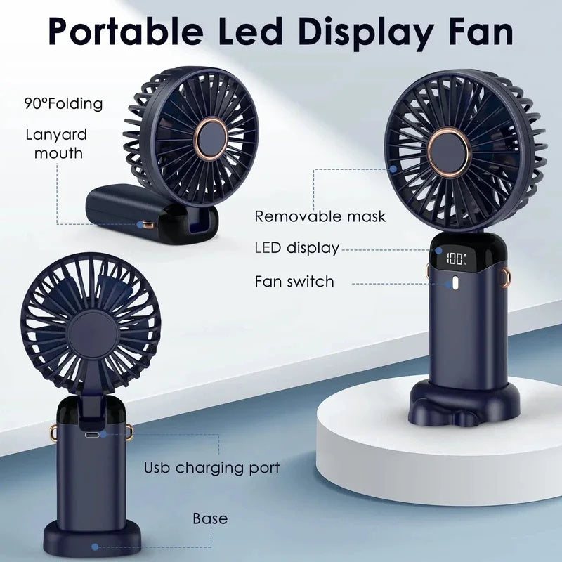 USB Rechargeable Mini Portable Fan