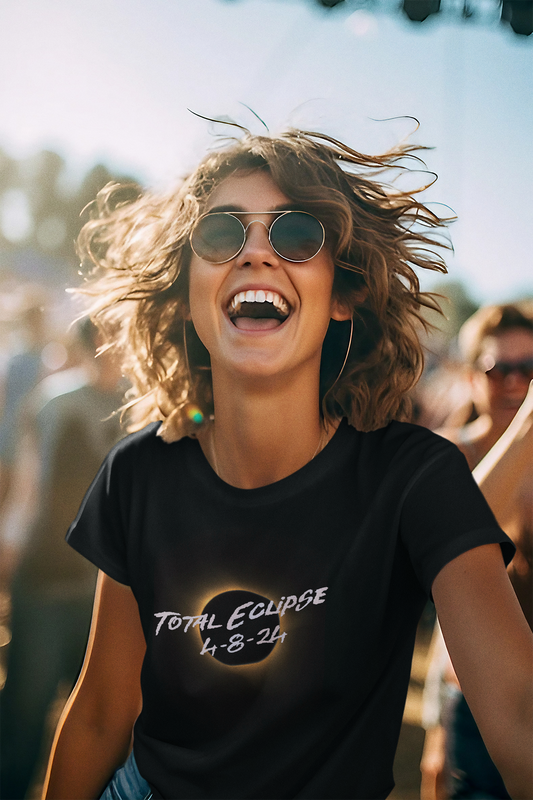 Solar Eclipse 4-8-24 - Heavy Cotton Tee