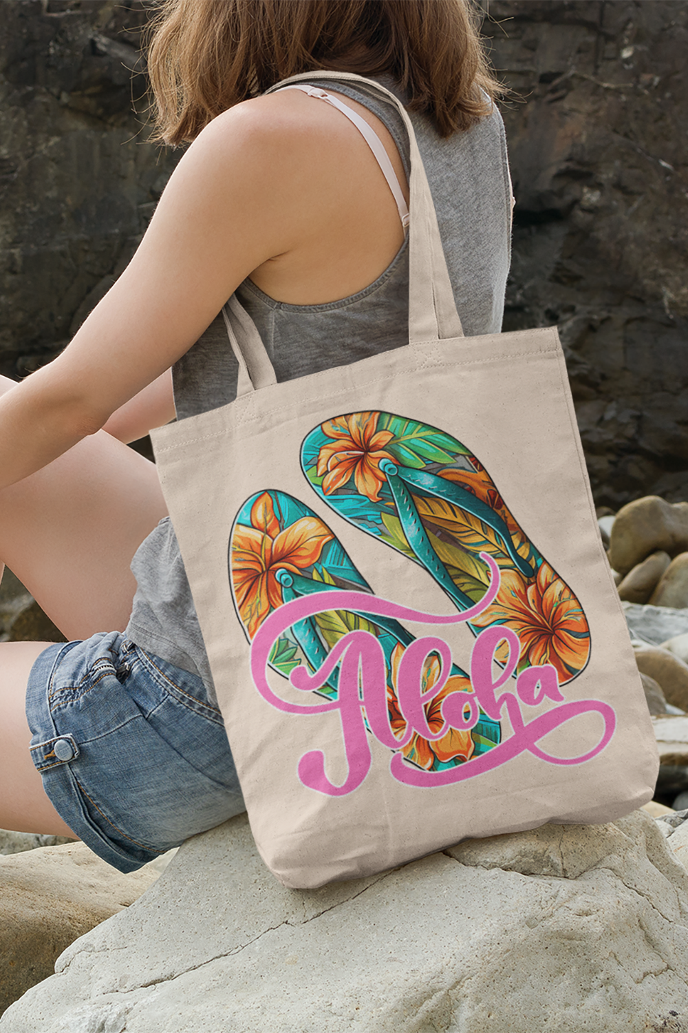 Aloha - Woven Tote Bag